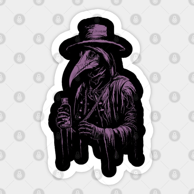 Plague Doctor Sticker by GoshWow®